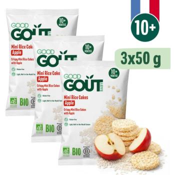 Good Gout Bio Mini rizssütemény almával, 3 × 40 g kép