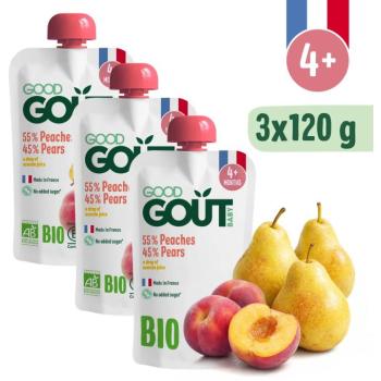 Good Gout BIO őszibarack körtével 3× 120 g kép