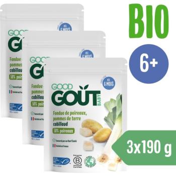 Good Gout BIO póréhagyma burgonyával és tőkehallal (3 ×190 g) kép