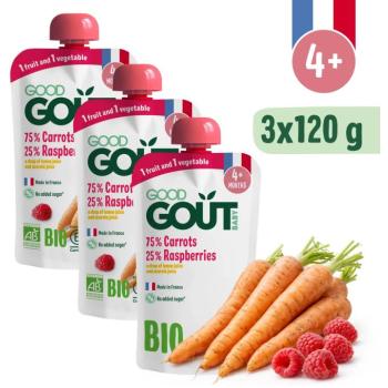 Good Gout Bio sárgarépa málnával 3×120 g kép