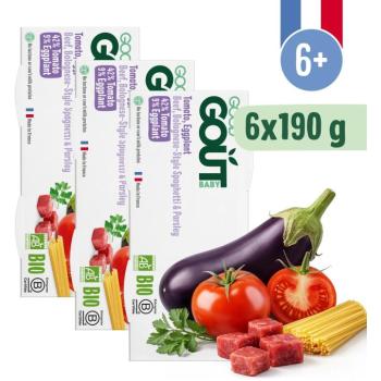Good Gout BIO spagetti padlizsánnal és marhahússal 3x (2 x 190 g) kép