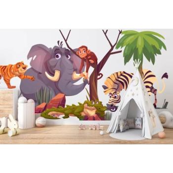 Gyerek falmatrica Madagaszkár 150 x 300 cm kép