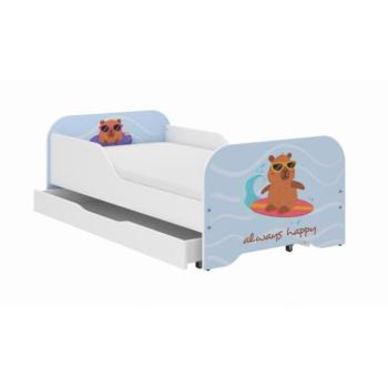 Gyerekágy MIKI fiókkal - 160x80 CAPYBARA GYAPJÚN kép