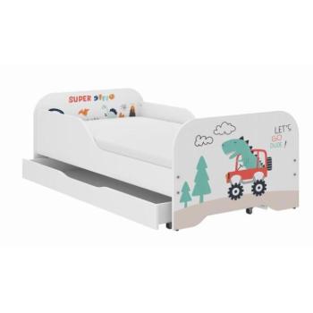 Gyerekágy MIKI fiókkal - 160x80 T-REX kép