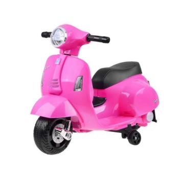 Akkumulátoros VESPA robogó, rózsaszín színben kép
