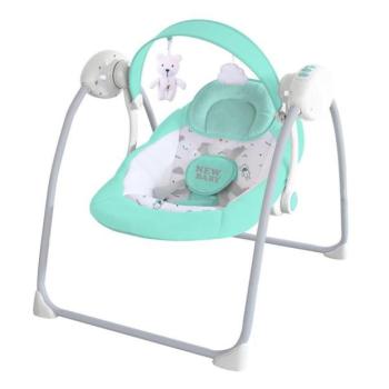 Gyermek hintaágy NEW BABY TEDDY Menta kép