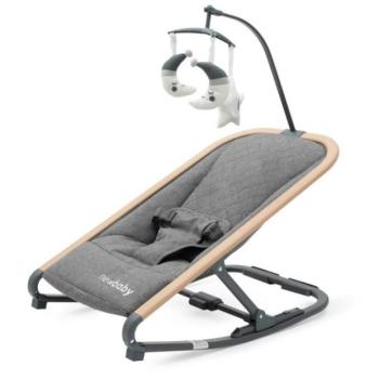 Gyermek hintaágy Snuggle NewBaby szürke