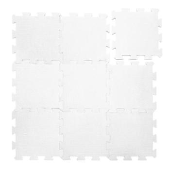 Habpuzzle szőnyeg 30x30 cm 9 db, Elefántcsont Bézs kép
