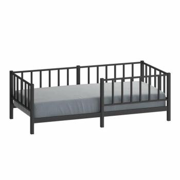 Hanah Home Baby Bedstead Black Montessori - Black 90x190 kép
