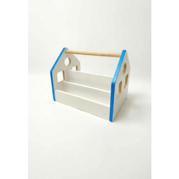 Hanah Home Book Caddy Blue White Artmtkbkcddy - Blue kép