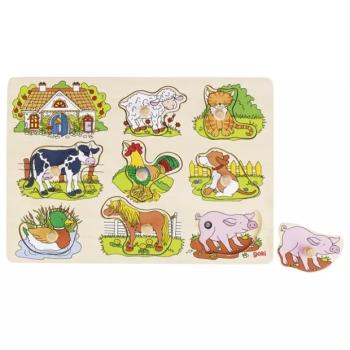 Hangos puzzle - állati hangok a farmról kép