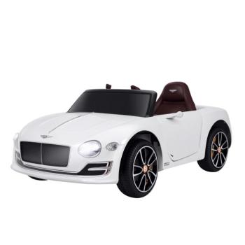 HOMCOM Elektromos gyerekautó Bentley GT, 2.4G távirányítóval, MP3, zene, kürt, LED fények, fehér kép