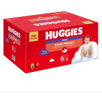 HUGGIES Little Movers, 6-os méret (96 darab) kép