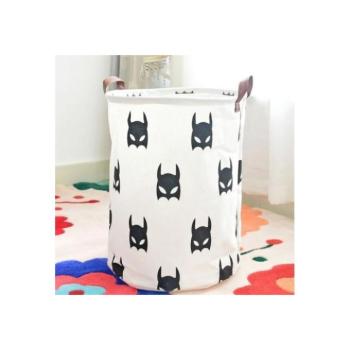 Játékkosár, fehér színben, Batman motívummal kép