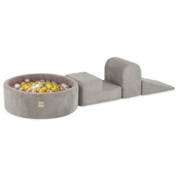 Játékkészlet medencével (3 elem + medence 90 × 30 cm) 200 labdával, prémium kép