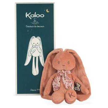 Kaloo Lapinoo Plüss nyúl hosszú fülekkel terrakotta 35 cm kép