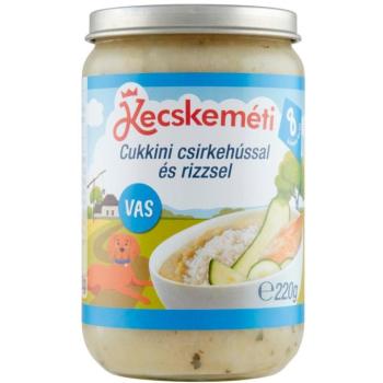 KECSKEMÉTI Cukkini csirkehússal és rizzsel 220g kép