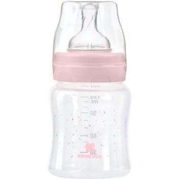 KikkaBoo Hippo Dreams cumisüveg, 120 ml, Pink