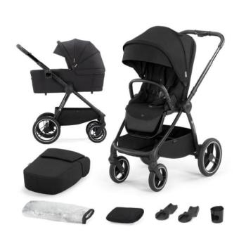 KINDERKRAFT kombinált babakocsi Nea 2in1 Midnight Black kép