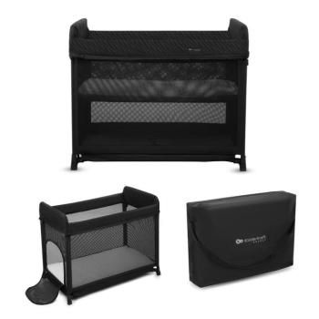 Kinderkraft Select Moon Dream Utazóágy, Black kép