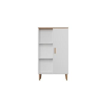 Fehér Denver könyvespolc + hickory kép