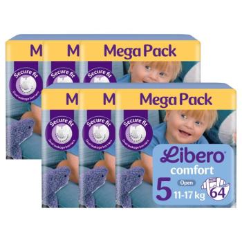 Libero Comfort Mega Pack Pelenkacsomag 11-17kg Junior 5 (384db) kép