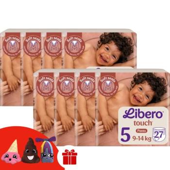 Libero Touch Bugyipelenka 9-14kg Junior 5 (216db) + Ajándék 3 db Ujjbáb kép
