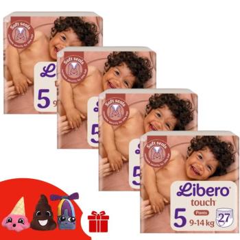 Libero Touch Bugyipelenka 9-14kg Junior 5 (96db) + Ajándék 3 db Ujjbáb kép