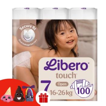 Libero Touch Nadrágpelenka 16-26kg junior 7 (100db) + Ajándék 3 d... kép