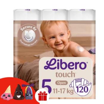 Libero Touch Pelenkacsomag 11-17kg Junior 5 (120db) + Ajándék 3 d... kép
