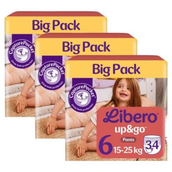 Libero Up&Go Bugyipelenka 15-25kg Junior 6 (3x34db) kép
