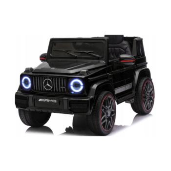 Mercedes AMG G63 4x4 akkumulátoros elektromos kisautó távirányítóval fekete kép