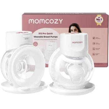 Momcozy S12 Pro+ mellszívó, fehér, 2 db kép