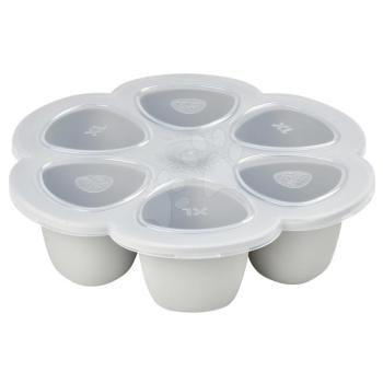 Multi bébiétel tároló Light Mist Beaba szilikonból 6x150 ml szürke 0 hó-tól kép