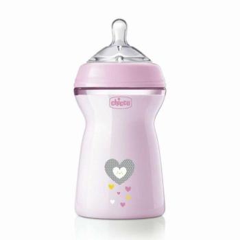 CHICCO Baby Feeling Bottle Natural Feeling 250 ml lány 2m + kép