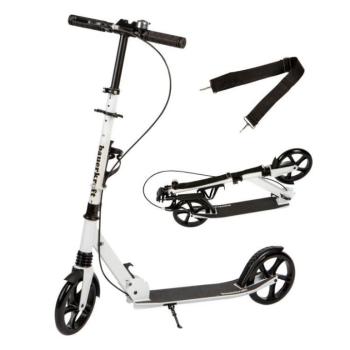 Összecsukható alumínium roller 95-105 cm - több színben fehér kép