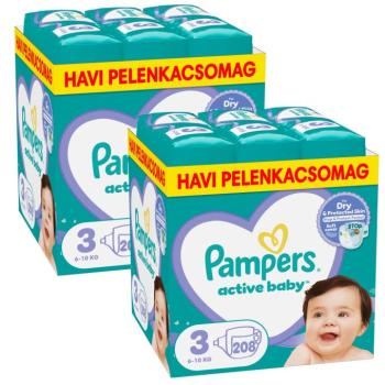 Pampers Active Baby 2 havi Pelenkacsomag 6-10kg Midi 3 (416db) kép