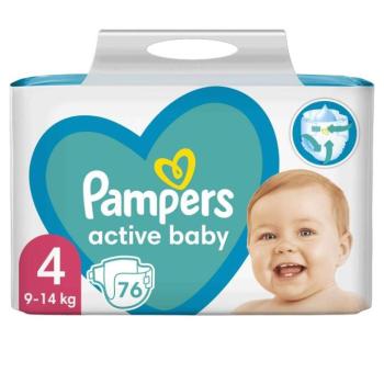 Pampers Active Baby Giant Pack Pelenkacsomag 9-14kg Maxi 4 (76db) kép