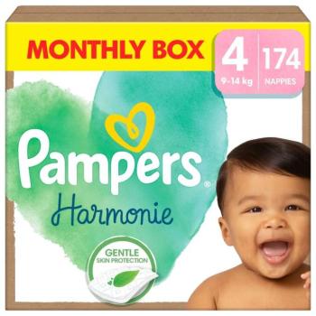 Pampers Harmonie havi Pelenkacsomag 9-14kg Maxi 4 (174db) kép