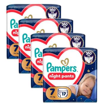 Pampers Night Bugyipelenka 15kg+ Junior 7 (68db) kép