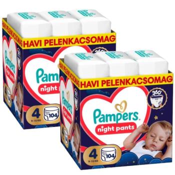 Pampers Night Bugyipelenka 9-15kg Maxi 4 (208db) kép