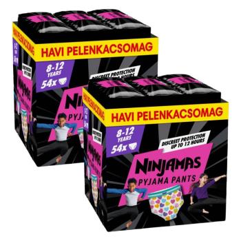 Pampers Ninjamas Pyjama Pants Szívecskék 8 - 12 év (54 db) kép