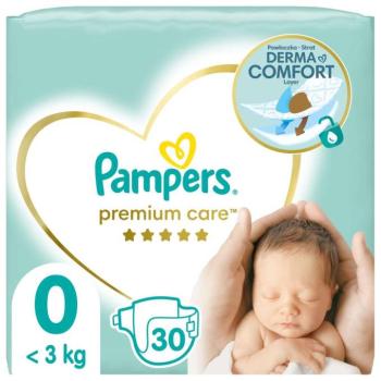 PAMPERS Premium Care Newborn 0 (30 db) kép