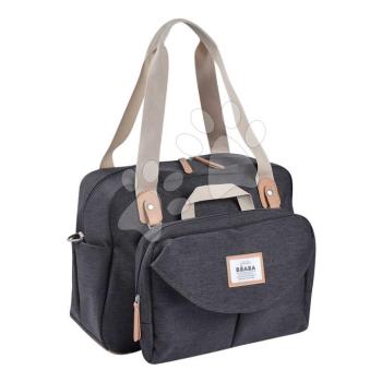 Pelenkázó táska babakocsihoz Geneva II Changing Bag Dark Heather Grey Beaba pelenkázó alátéttel szürke kép