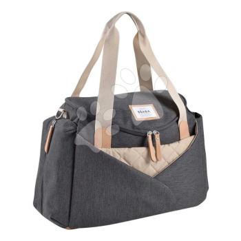 Pelenkázó táska babakocsihoz Sydney II Changing Bag Dark Heather Grey Beaba pelenkázó alátéttel szürke kép
