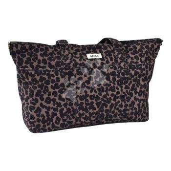 Pelenkázótáska babakocsihoz Madrid Changing Bag XXL Leopard Beaba pelenkázó alátéttel és pántokkal babakocsihoz leopard motívummal kép