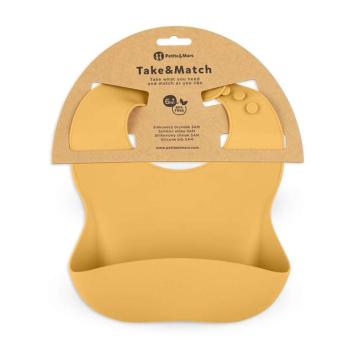 PETITE&MARS szilikon előke Take&Match Intense Ocher 6m+ kép