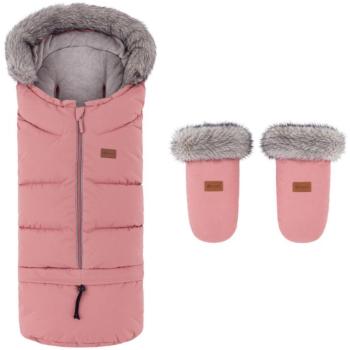 PETITE&MARS Arctic 4in1 téli bundazsák + Fjora babakocsi kesztyű, Old Rose kép