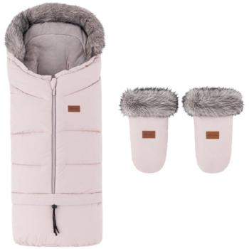 PETITE&MARS Arctic 4in1 téli bundazsák + Fjora babakocsi kesztyű, Rose Petal kép