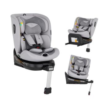 PETITE&MARS Autósülés Twistguard Pro i-Size Gentle Grey Air 40-150 cm(0-36 kg) kép